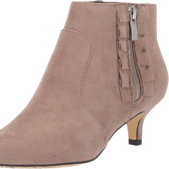 Bella Vita Shoes - Bella Vita Boot Bootie Stone Dress Ankle Ruffle Zipper NWOT's Size 11W